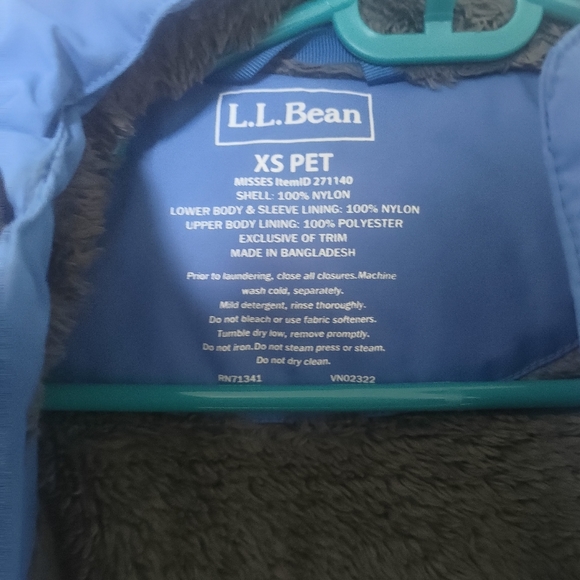 LL Bean Winter Warmer Parka - Sky Blue - Picture 3 of 7